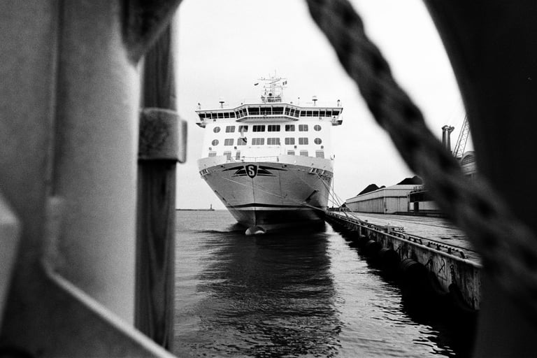 Stena line ferry-analog photography