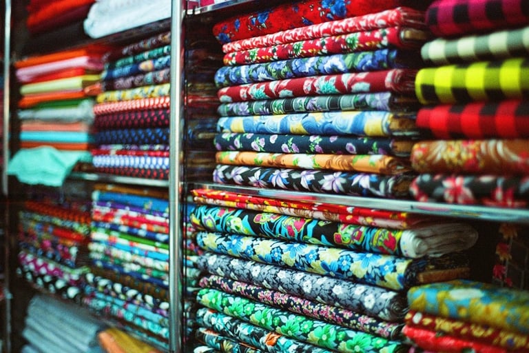 Prety fabrics shop-analog photography