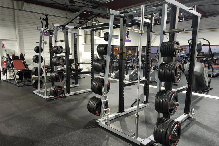 rack complet pour squat salle de sport