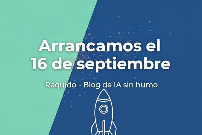 Lanzamiento el 16 septiembre con el primer blog
