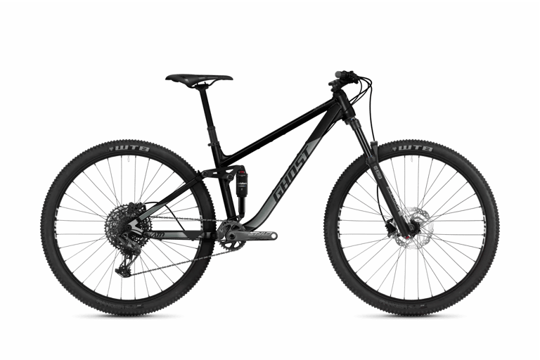 foto raffigurante una mountain bike ghost verde e nera