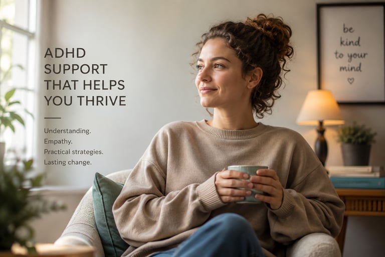 ADHD counselling and emotional wellbeing support