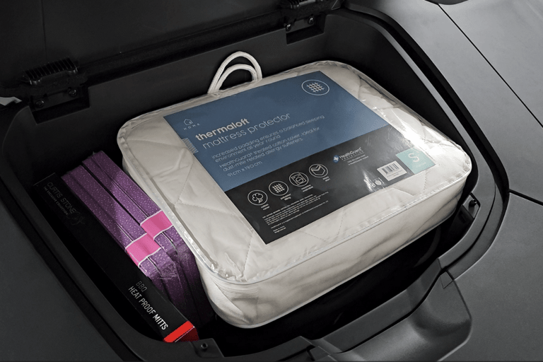 BYD Seal frunk loaded with shopping items