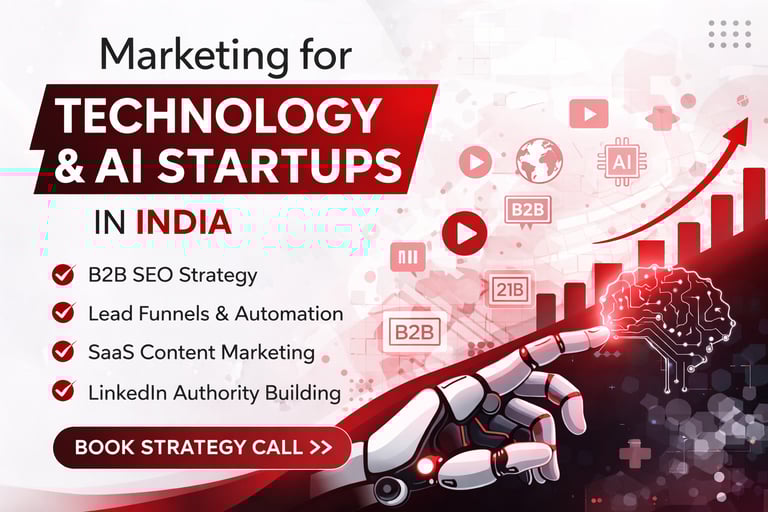 Digital marketing for AI startups and technology