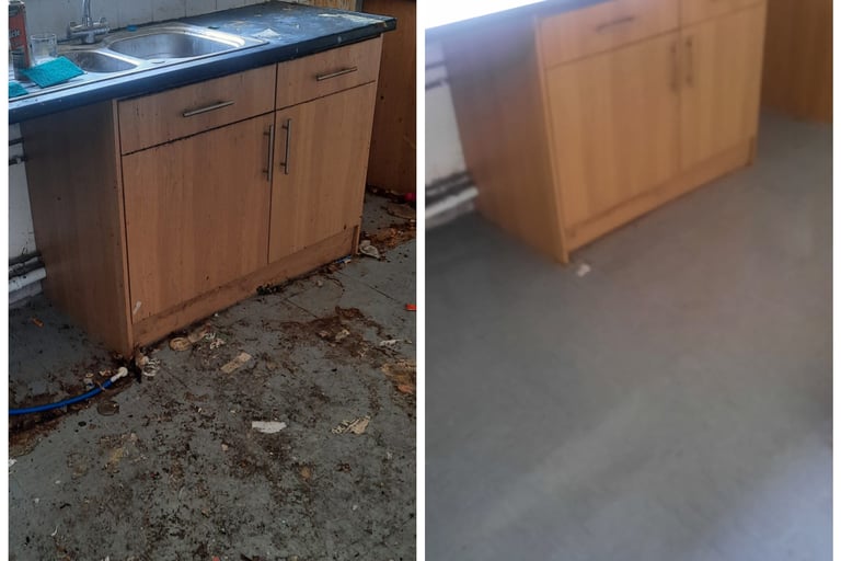 kitchen cleanig