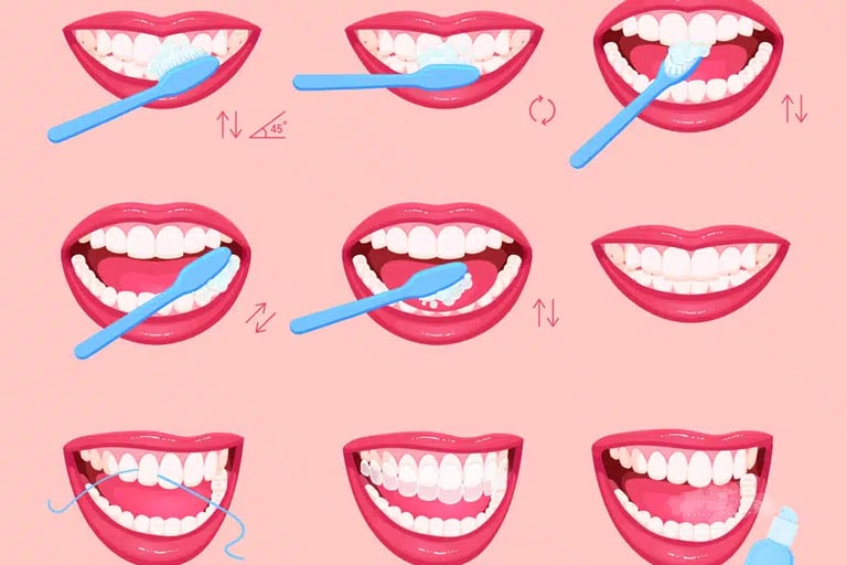 best brushing techniques by Ekdantam Dental Clinic