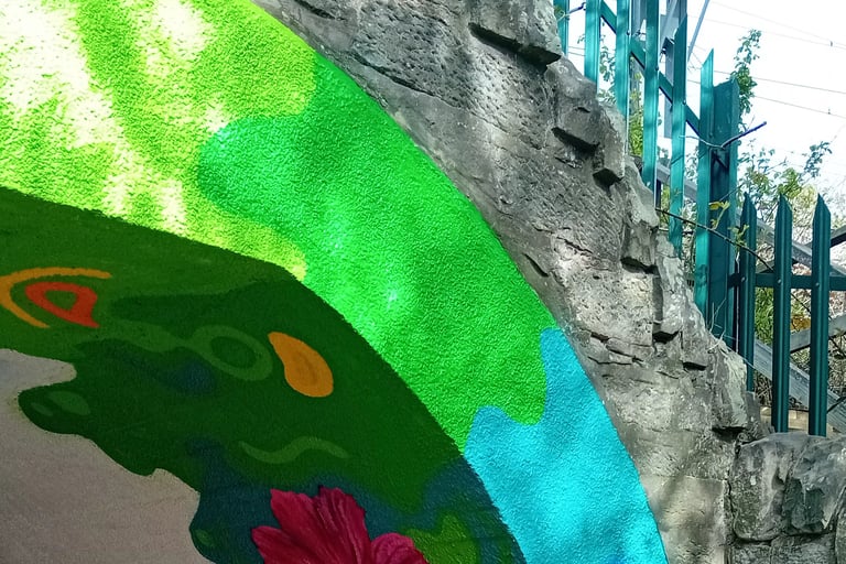 mural north entrance balgreen tunnel
