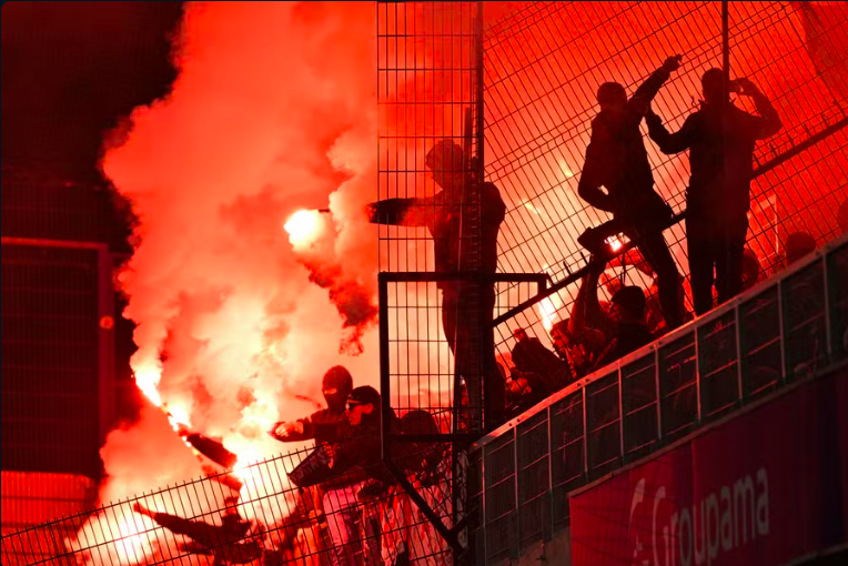 Les supporters rennais lors du match à Auxerre début-novembre.
