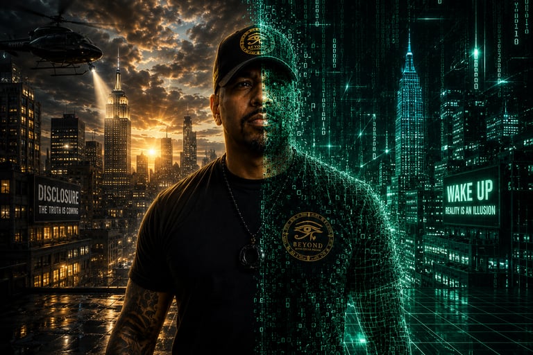 Cesar Pagan exploring reality, simulation theory, multiverse concepts, and higher dimensions.