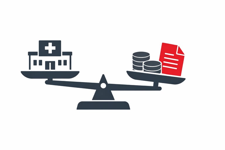An illustrative chart showing the difference in valuation multiples between an agency with clean enr