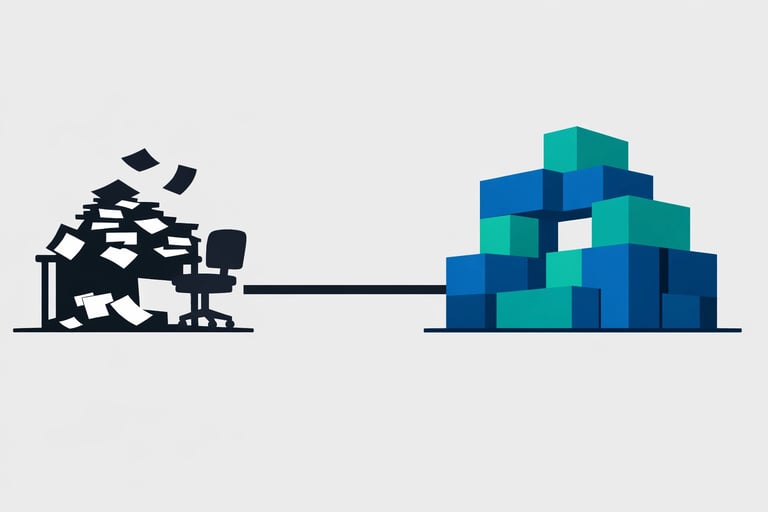  A professional bar chart comparing the valuation of two hospice agencies, showing how a "clean" age