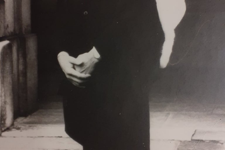 Morning after the Graduation Dinner, still hung over!