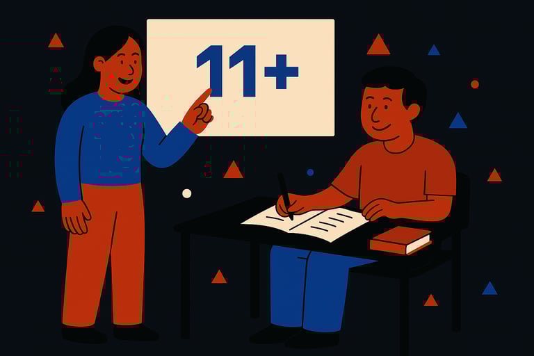 Students receiving expert 11+ exam tuition at Ubaid Academy in Slough