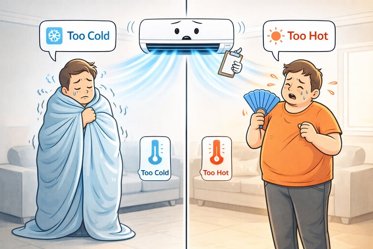 Comfort VS Temperature