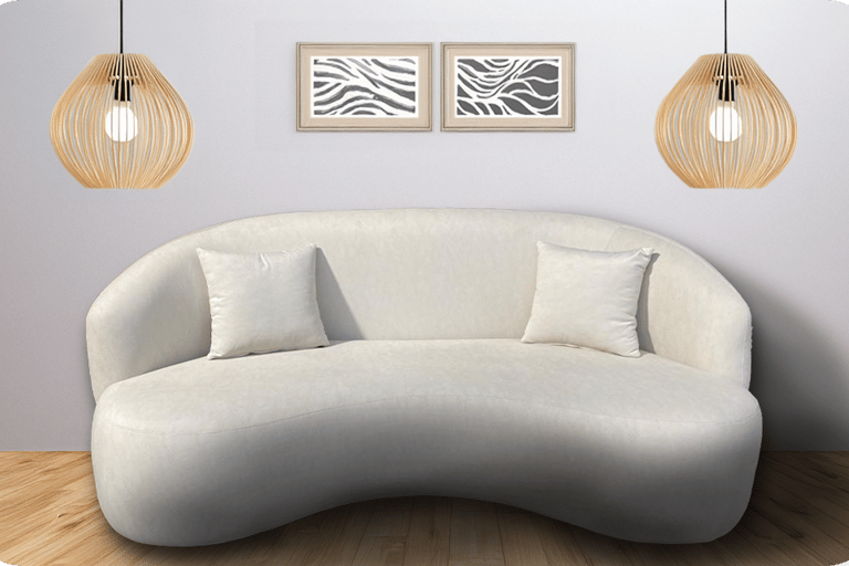 sofa curve elenteur