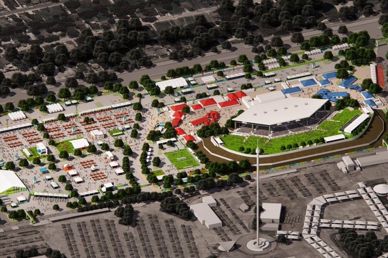 FIFA World Cup Fan Festival rendering Dallas