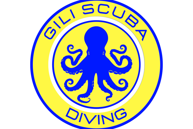 Official Gili Scuba Diving logo, your boutique dive center on Gili Trawangan, Indonesia.
