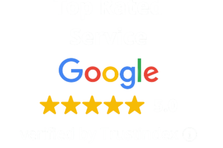 Top rated Google 5-star review graphic, highlighting Gili Scuba Diving's consistently excellent customer feedback and service