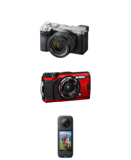 Professional underwater cameras and housings for sharp photos of your Gili Scuba Diving adventure.