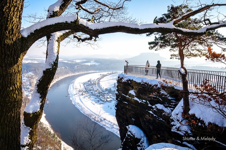 Aussichtspunkt Böhmische Schweiz.