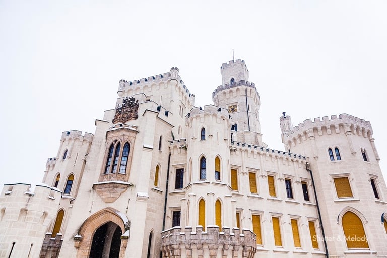 Schloss Hluboká in der Tschechischen Republik.