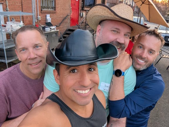 Cowboy Sacks Cornhole Team Photo