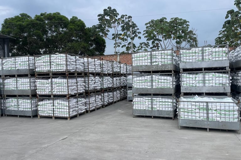 Melaza de caña en sacos de 30 Kg