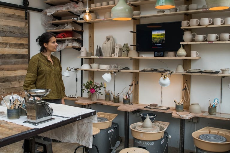 Atelier de poterie - Lumineux - Nature