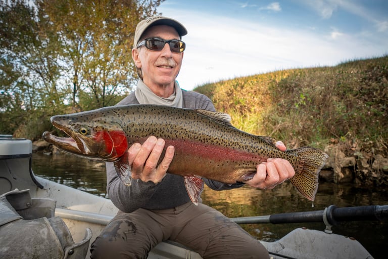 Huge rainbow trout in Tennessee
