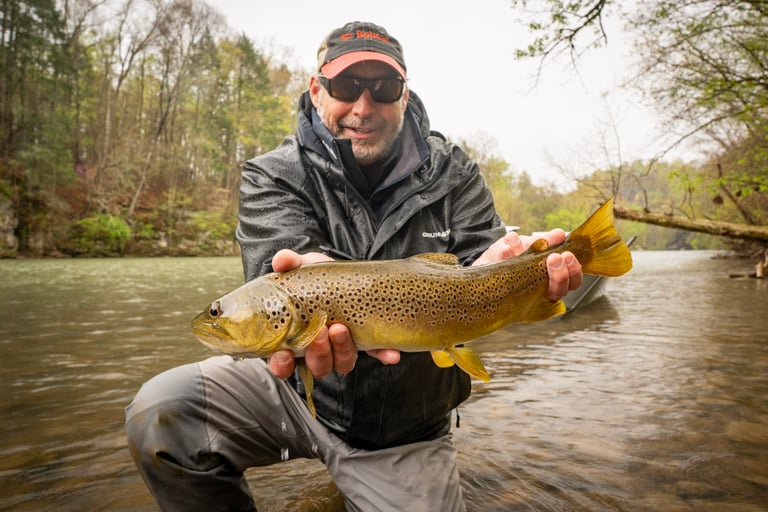 Spring Fly Fishing on the Watauga river