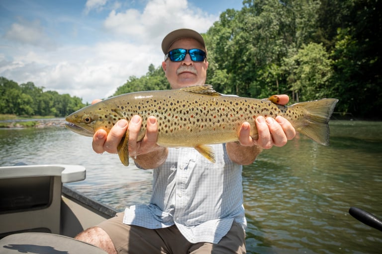 Check out Brett with another great trout!