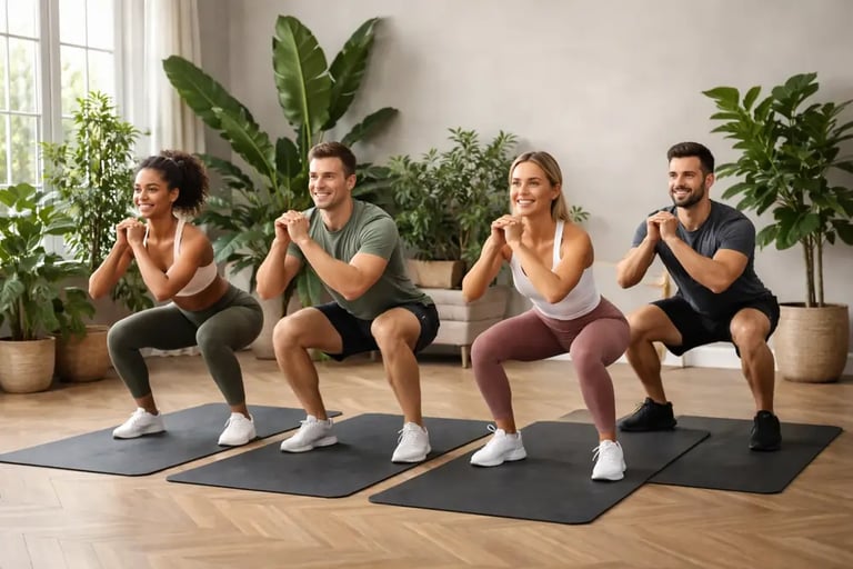 Corporate fitness classes with Get Up Dublin.