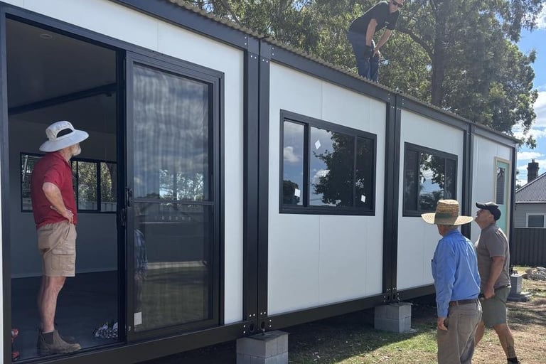 THe demontable takes shape