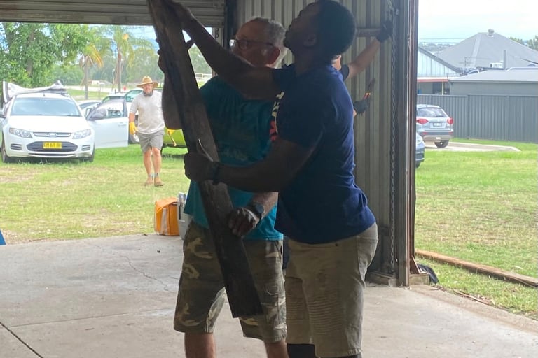 Renovation of thr Food Bank begins