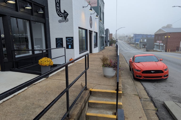 2015 Eco Boost Mustang, Miss Kim's, Potosi Missouri , atelier, competition orange