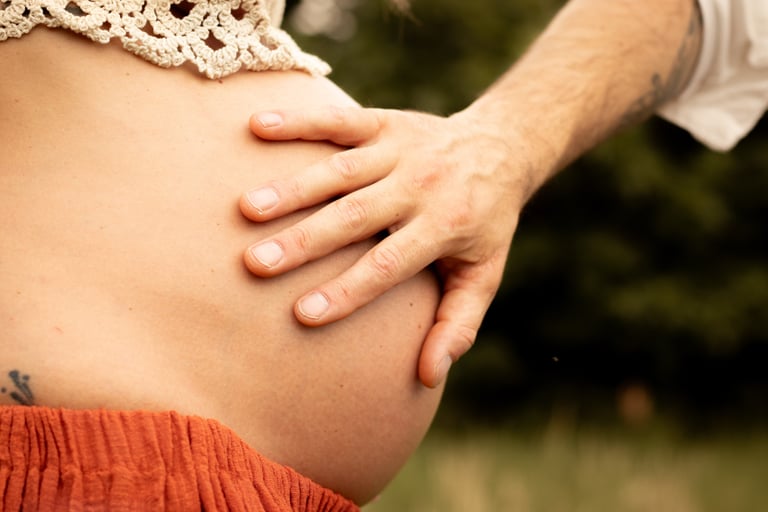 Una donna in gravidanza, maternità, foto maternity