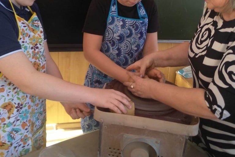 molio edukacija, vyksta žiedimas su taklėmis