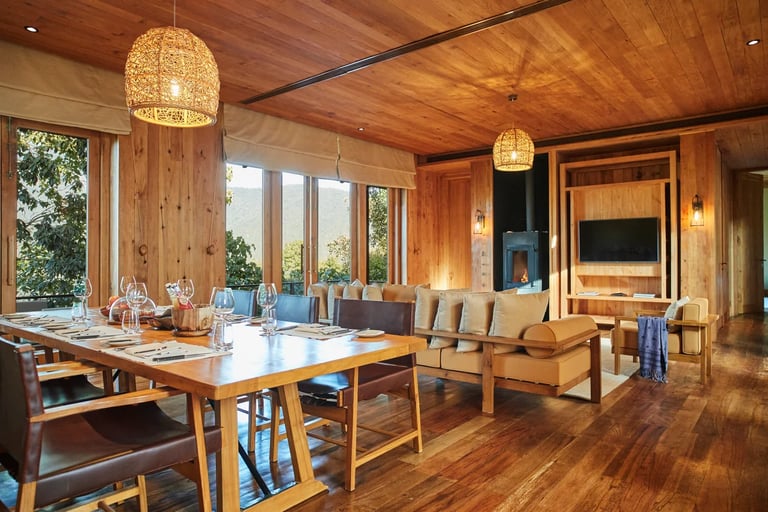 Six-Senses-Punakha-Bhutan-Two-Bedroom-Villa-Dining-Interior-View