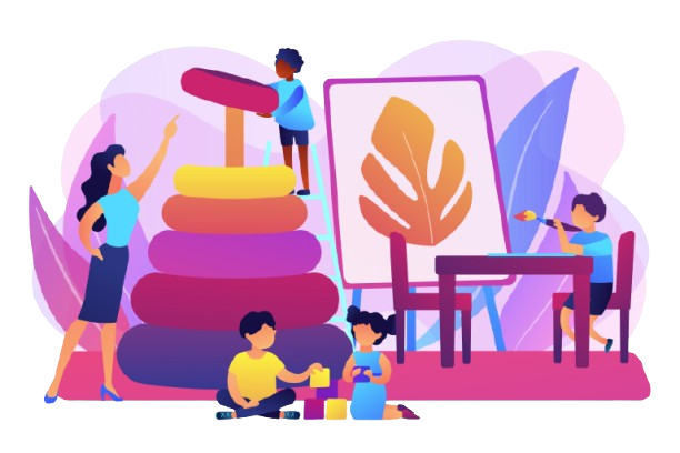 jouer soutien pour enfants accopmpagnement activité médiation éducative créativité expression