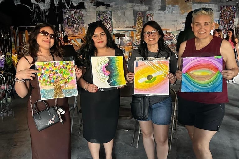 Tamara Liz spiritual art workshop, creative expression workshop, healing through art
