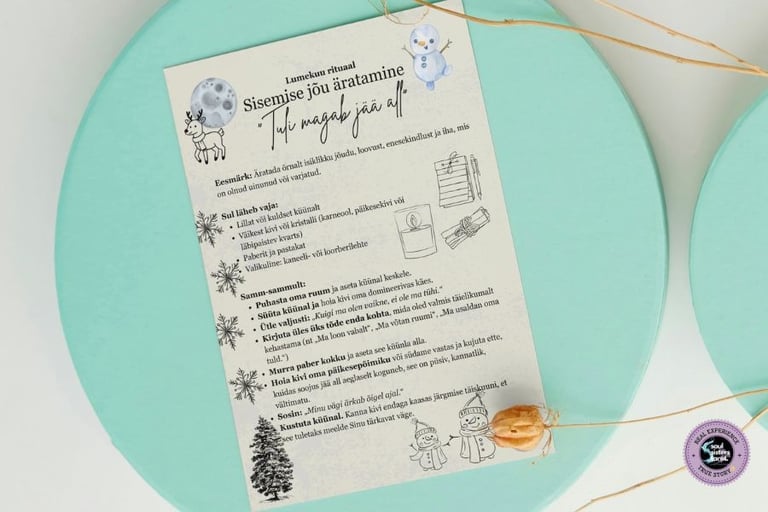 Lumekuu rituaalid Soul Sisters Tarot