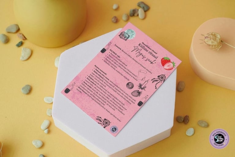 Maasikakuu külluse rituaal Soul Sisters Tarot