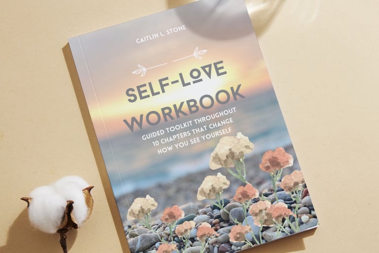 Self-love workbook to help you practice self-love and build confidence step by step