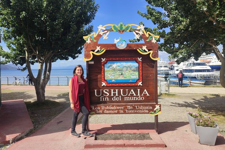 Ushuaia Argentina cartel fin del mundo