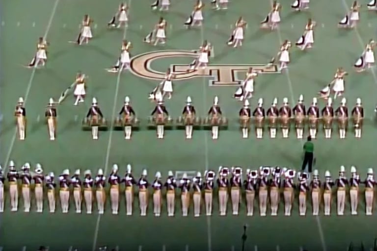 The Cadets perform at the 1984 DCI World Championships