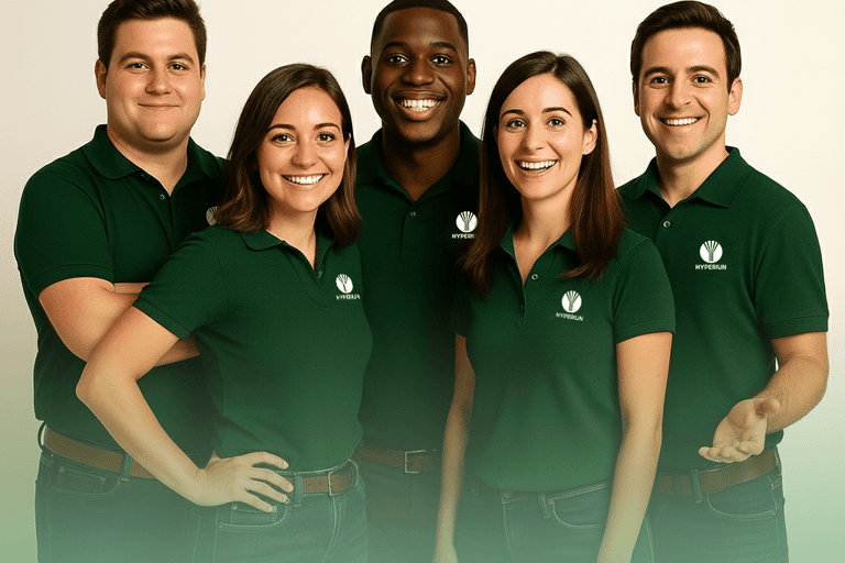 grupo de funcionários Hyperiun