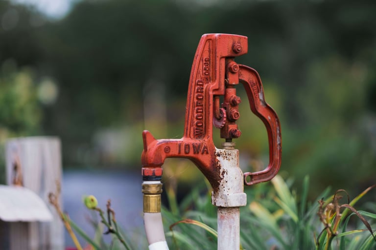 old-fashioned well spigot