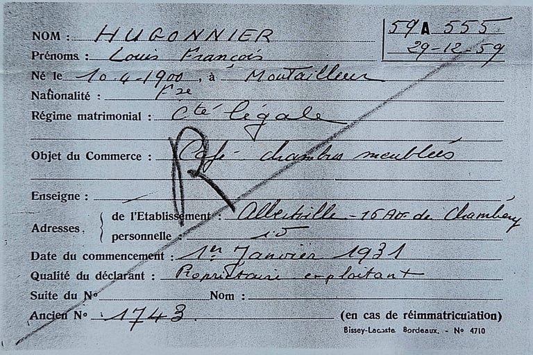 Louis François HUGONNIER