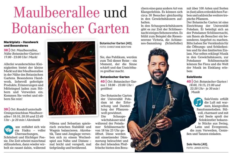 SoloVento Press Clipping