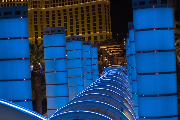 Bally's Las Vegas neon rings